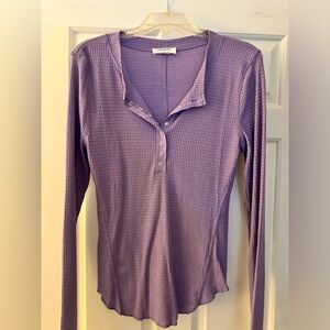 Zenana Lavender Henley